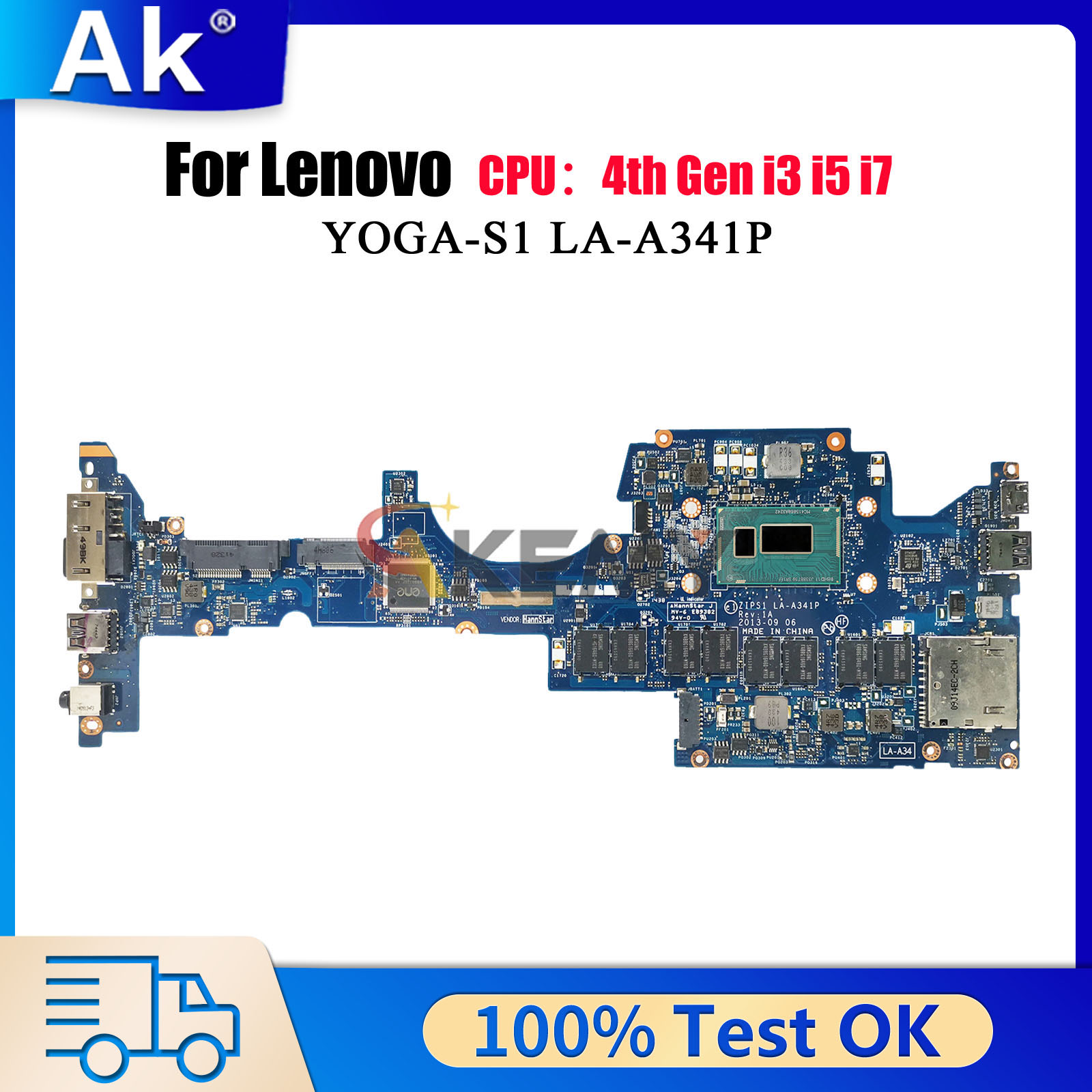 Ddr3 8Gb - LA-A341P สำหรับเลอโนโว ธิ้งแพด โยคะ เอส 1