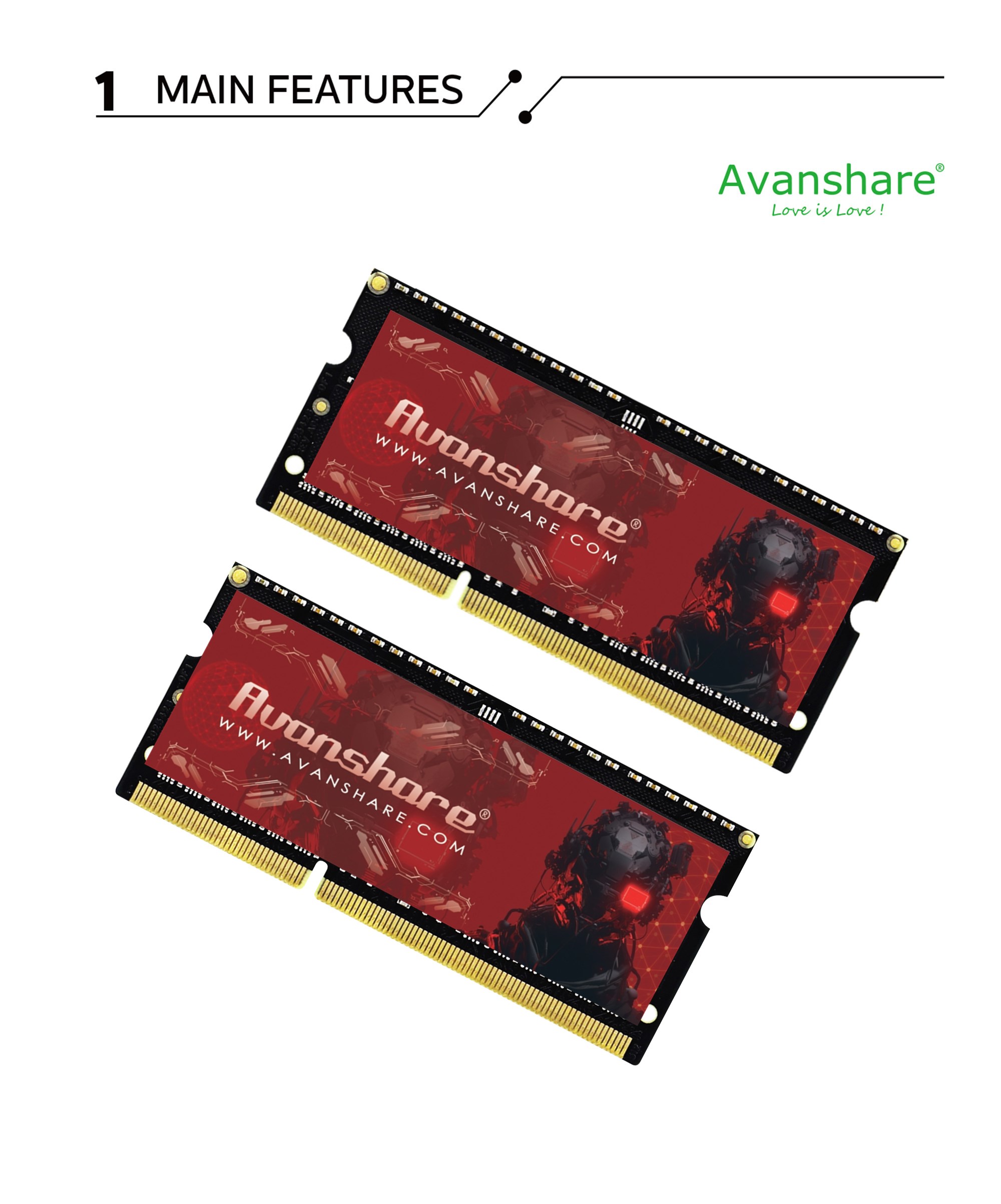Ddr4 3200 16Gb - แรม Avanshare DDR5 DDR4 DDR3 DDR3L