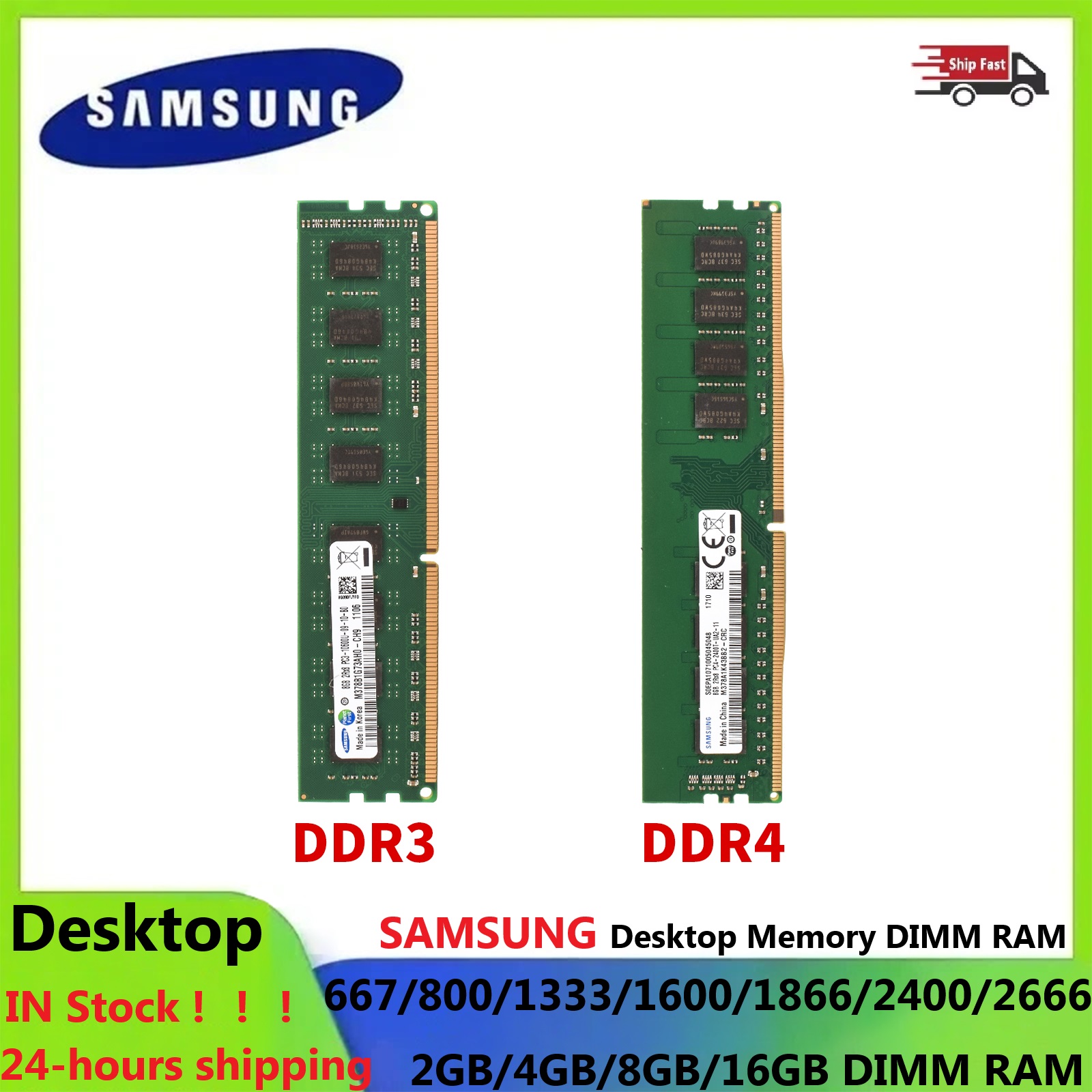 Server Memory Ddr4 - SAMSUNG หน่วยความจำเดสก์ท็อป RAM DIMM DDR3 1866