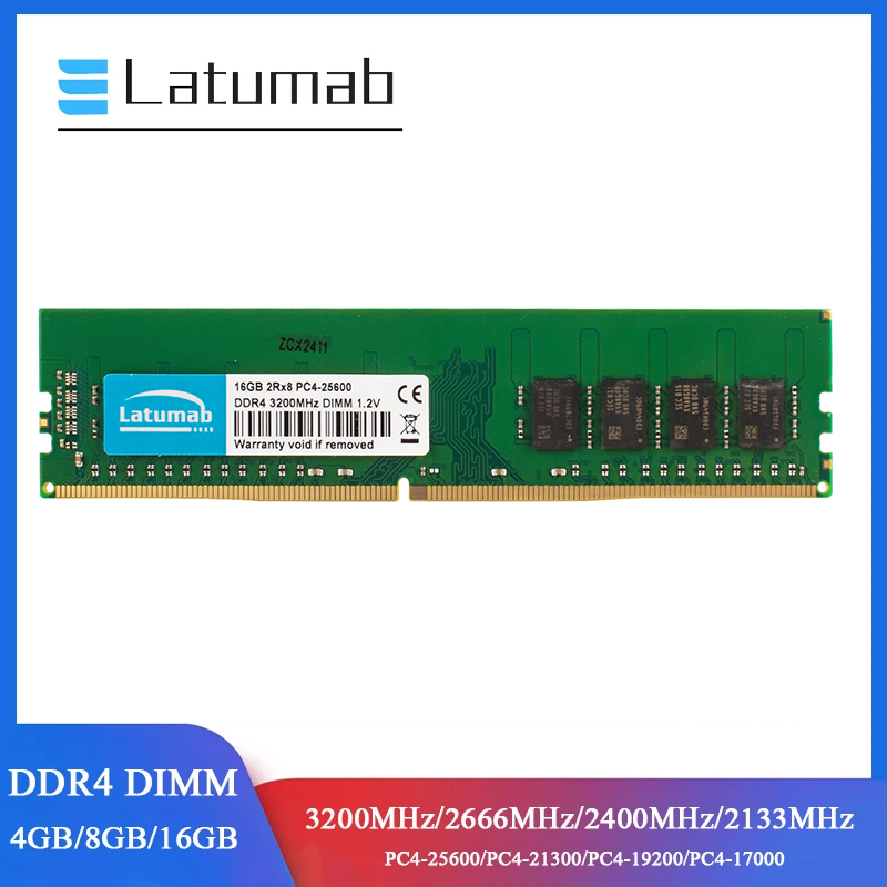 Ddr4 3200 16Gb - Latumab RAM DDR4 เดสก์ท็อป Memoria 2666