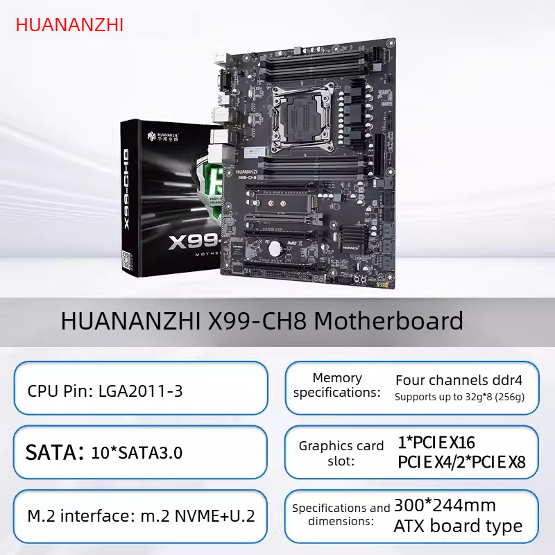 Ecc Ram Server - HUANANZHI LGA2011-3 X99 เมนบอร์ด X99 CH8