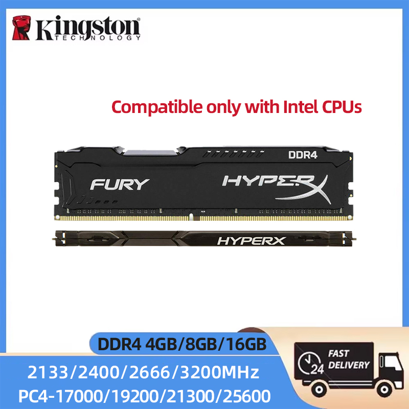 Ddr4 3200Mhz - HyperX Fury แรม DDR4 ขนาด 4GB