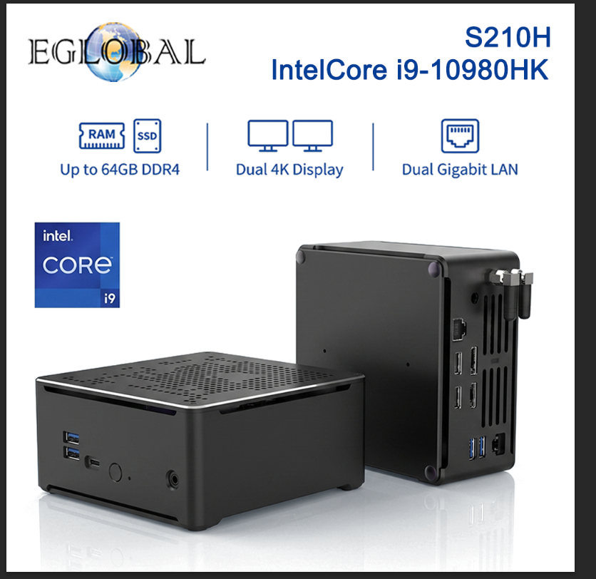 Ecc Ram Server - EGLOBAL i9-10980HK เวิร์คสเตชั่นมินิพีซี (5.3GHz), แรม ECC