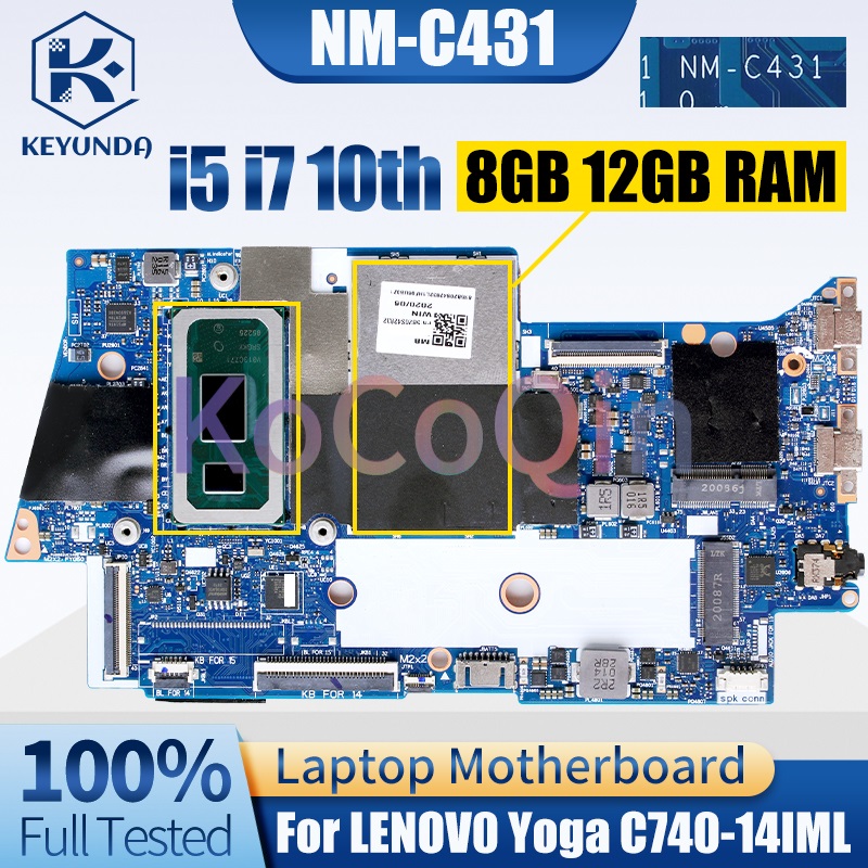 NM-C431 สำหรับเลโนโว โยคะ C740 - Ddr4 8Gb บทวิจารณ์และราคา