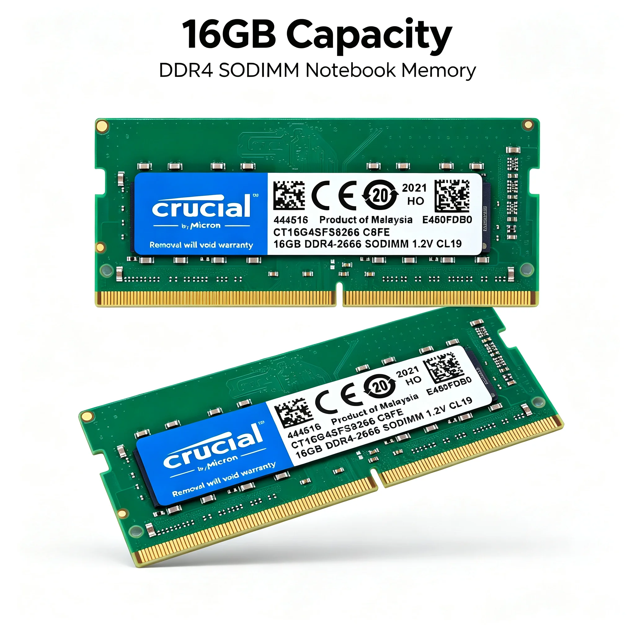 Crucial แรมสำหรับแล็ปท็อป DDR4 - Ddr4 3200Mhz บทวิจารณ์และราคา