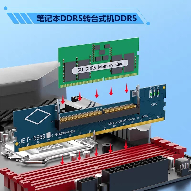 การ์ดอะแดปเตอร์ DDR3 DDR4 DDR5 - Sodimm Ddr4 บทวิจารณ์และราคา
