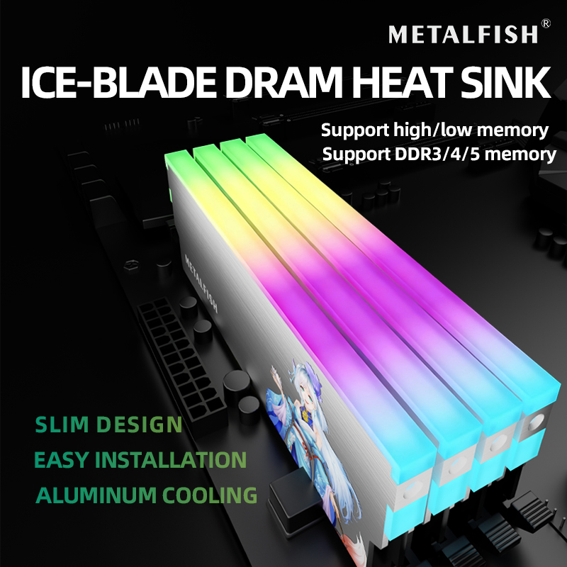 METALFISH DRAM ฮีทซิงค์ 5 V-3P - Ram Memory Module บทวิจารณ์และราคา